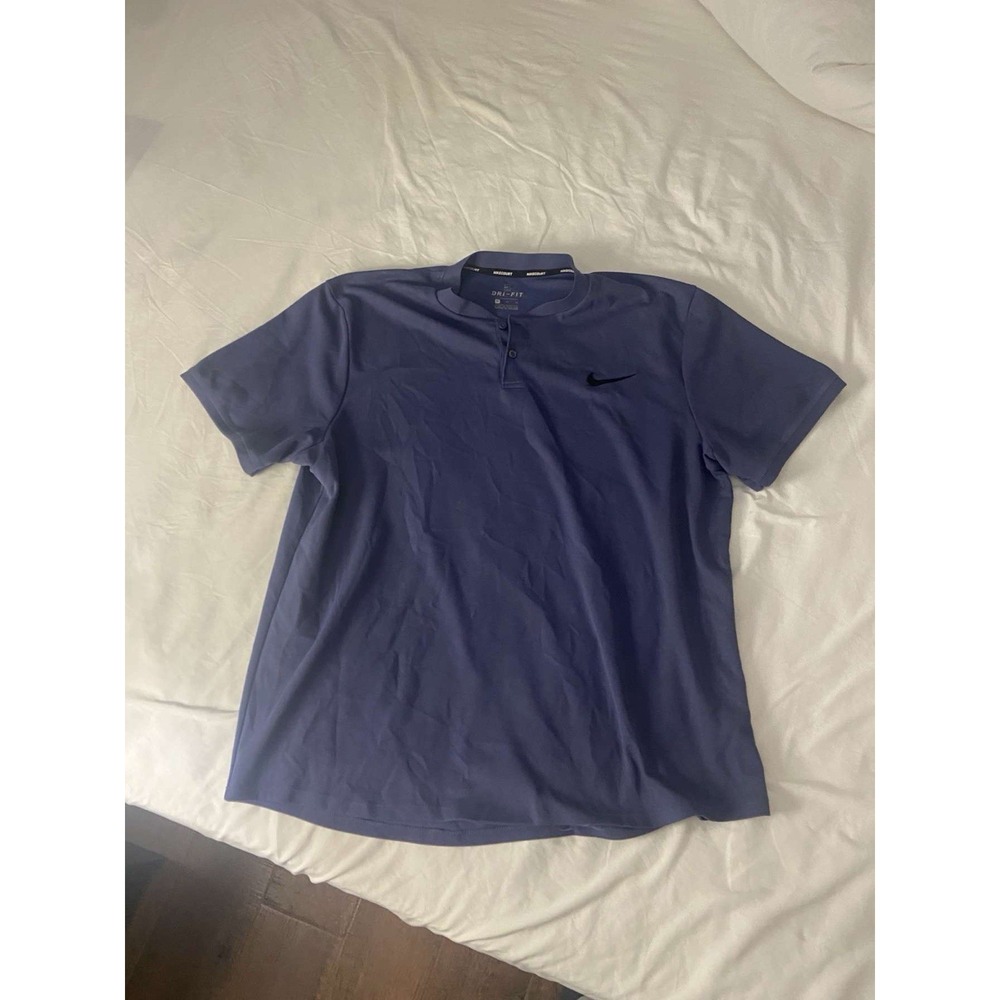 Nike Court Men's Blue Dry-fit Pollo Size XL